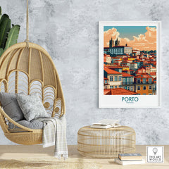 Porto Print part of our best collection or travel posters and prints - ThisArtWorld