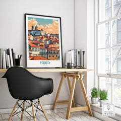 Porto Print part of our best collection or travel posters and prints - ThisArtWorld