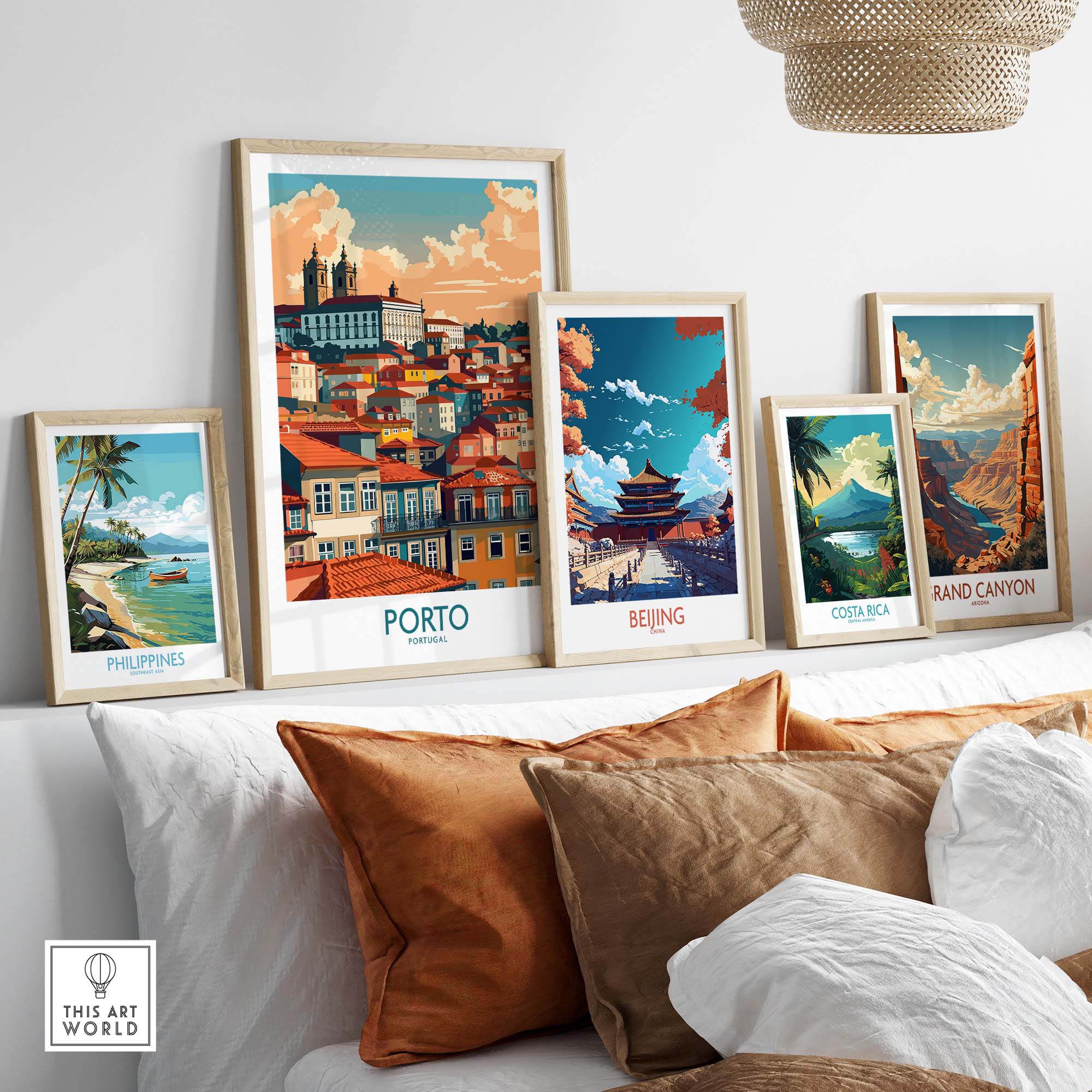Porto Print part of our best collection or travel posters and prints - ThisArtWorld