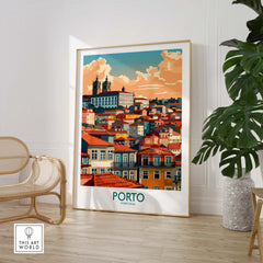 Porto Print part of our best collection or travel posters and prints - ThisArtWorld