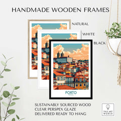 Porto Print part of our best collection or travel posters and prints - ThisArtWorld
