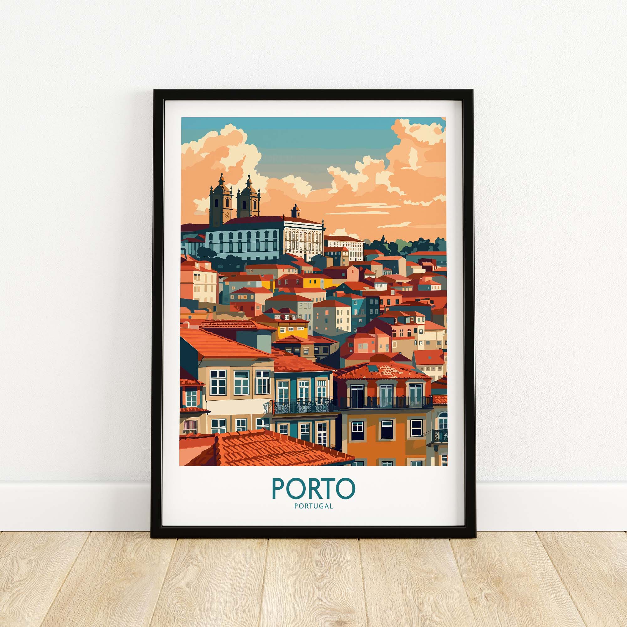 Porto Print part of our best collection or travel posters and prints - ThisArtWorld