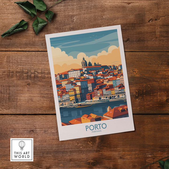 Porto Travel Poster part of our best collection or travel posters and prints - ThisArtWorld