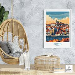 Porto Travel Poster part of our best collection or travel posters and prints - ThisArtWorld