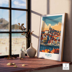Porto Travel Poster part of our best collection or travel posters and prints - ThisArtWorld