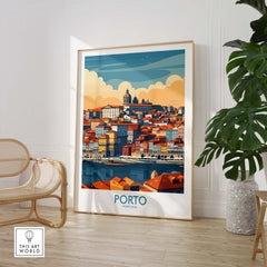 Porto Travel Poster part of our best collection or travel posters and prints - ThisArtWorld
