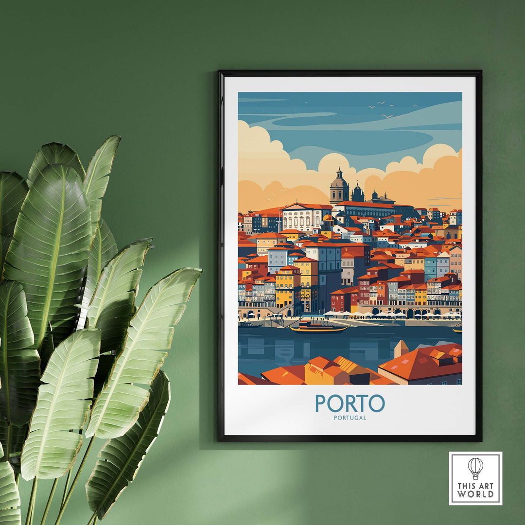 Porto Travel Poster part of our best collection or travel posters and prints - ThisArtWorld