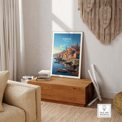 Porto Travel Print part of our best collection or travel posters and prints - ThisArtWorld