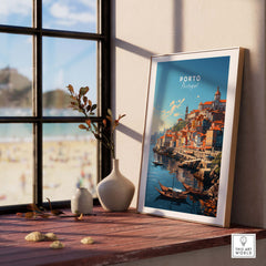 Porto Travel Print part of our best collection or travel posters and prints - ThisArtWorld
