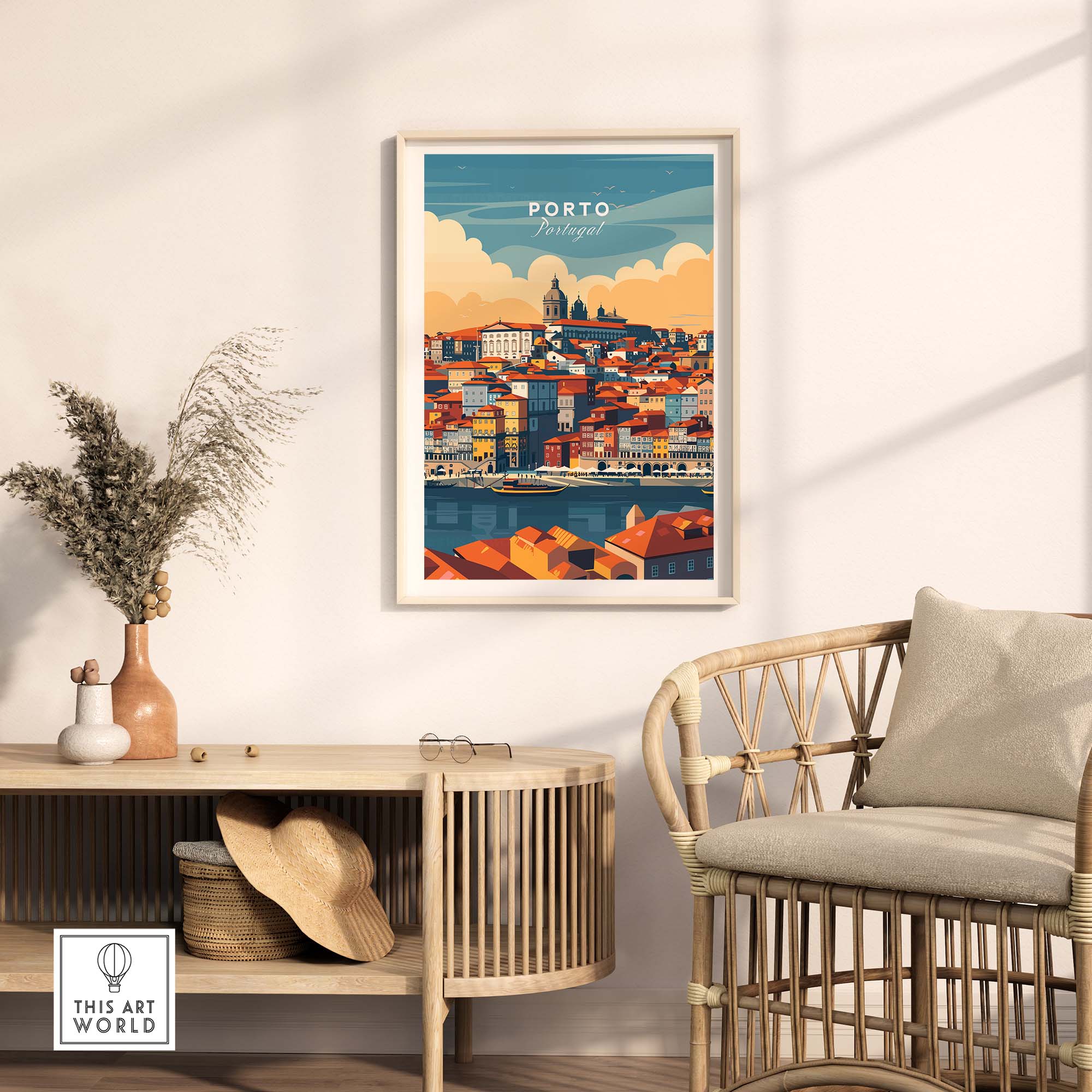 Porto Wall Art part of our best collection or travel posters and prints - ThisArtWorld