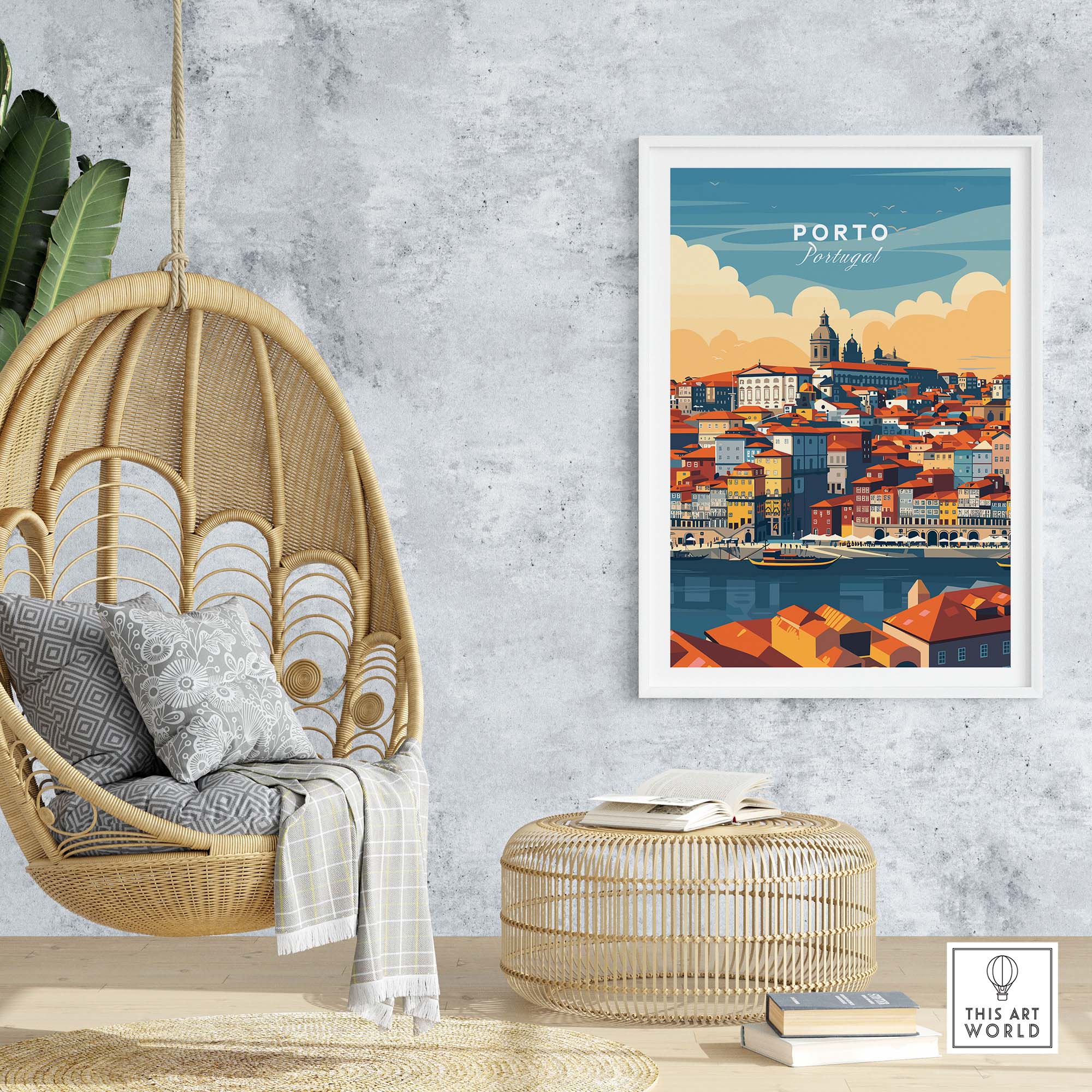 Porto Wall Art part of our best collection or travel posters and prints - ThisArtWorld