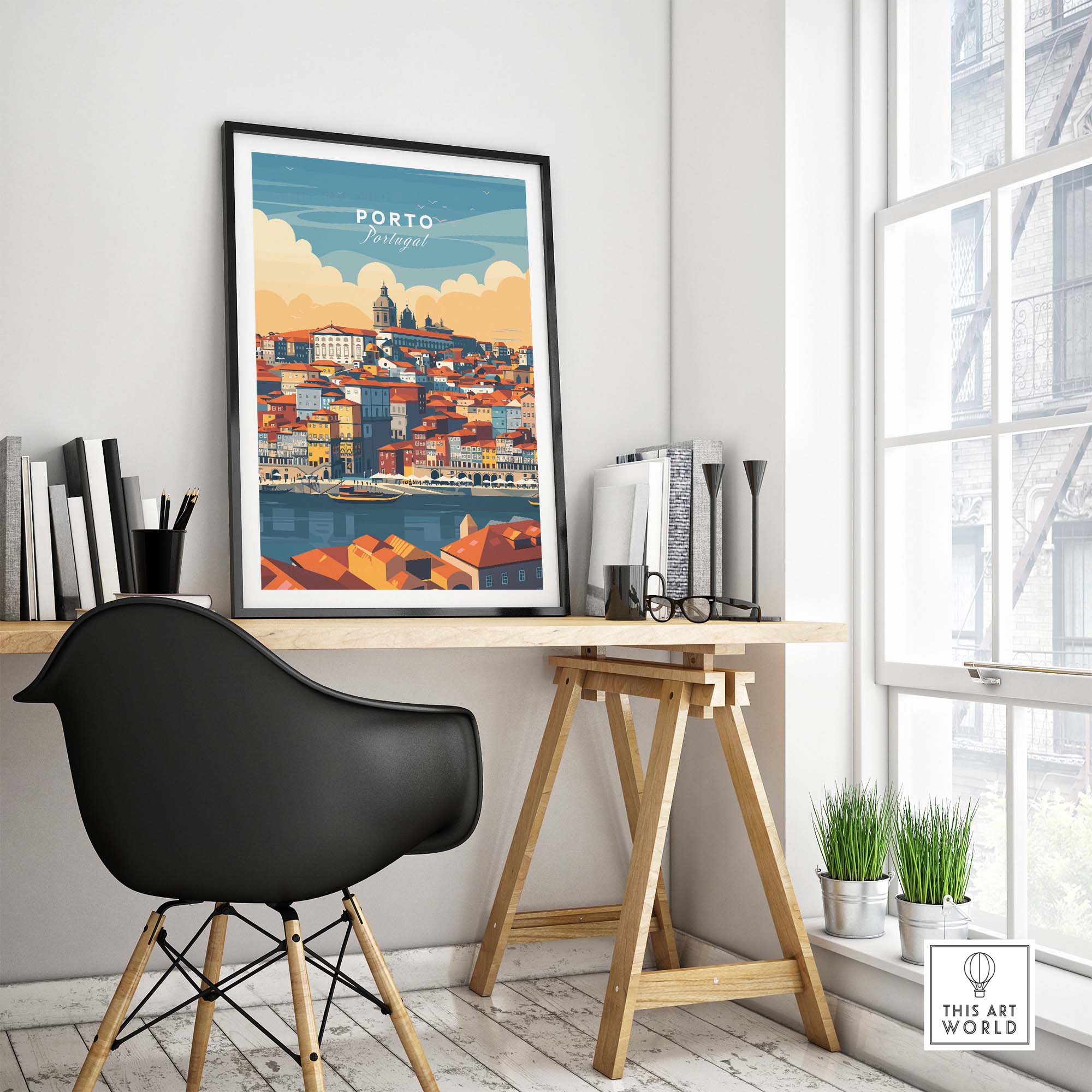 Porto Wall Art part of our best collection or travel posters and prints - ThisArtWorld