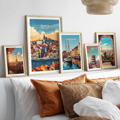 Porto Wall Art part of our best collection or travel posters and prints - ThisArtWorld