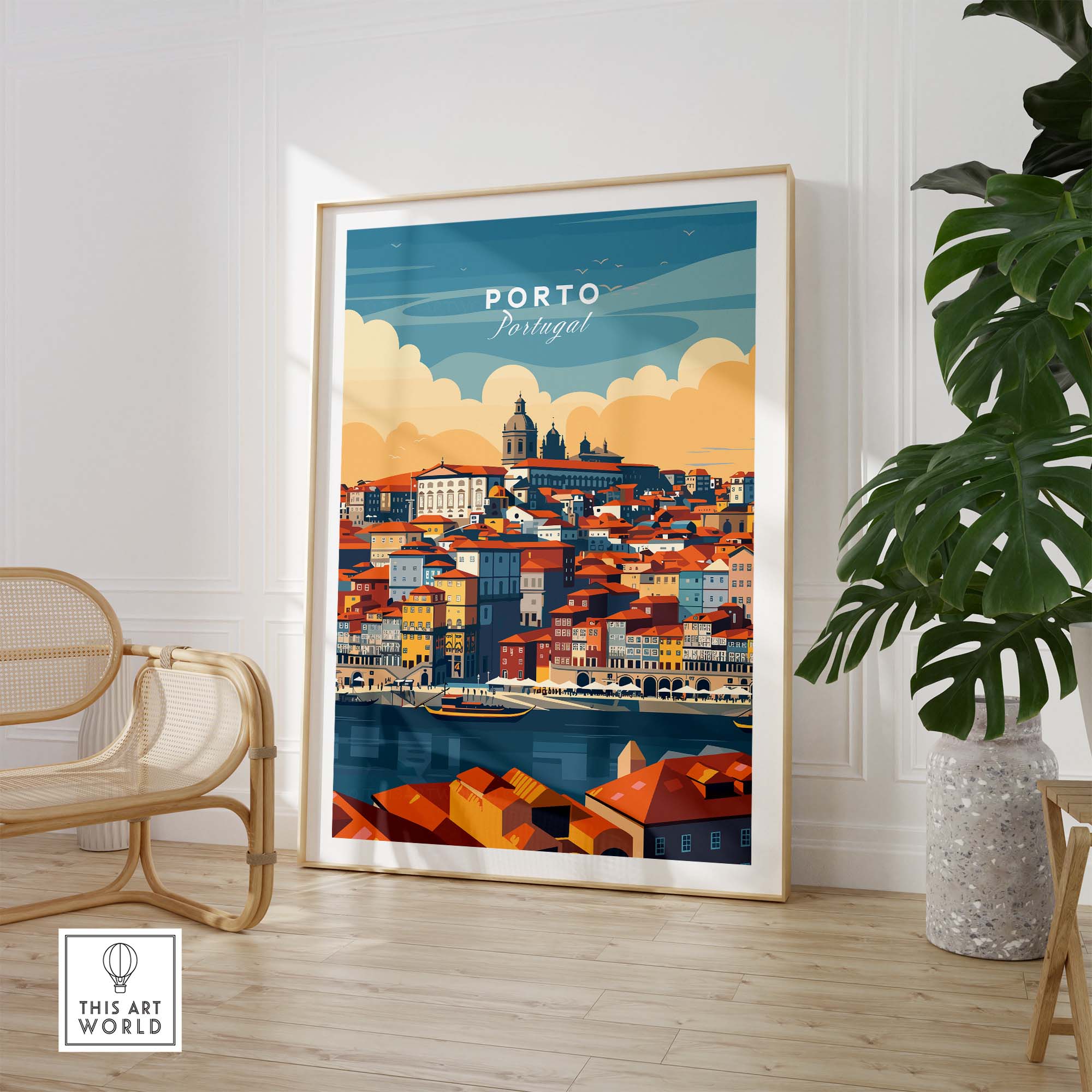 Porto Wall Art part of our best collection or travel posters and prints - ThisArtWorld