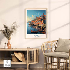 Porto Wall Art Print part of our best collection or travel posters and prints - ThisArtWorld