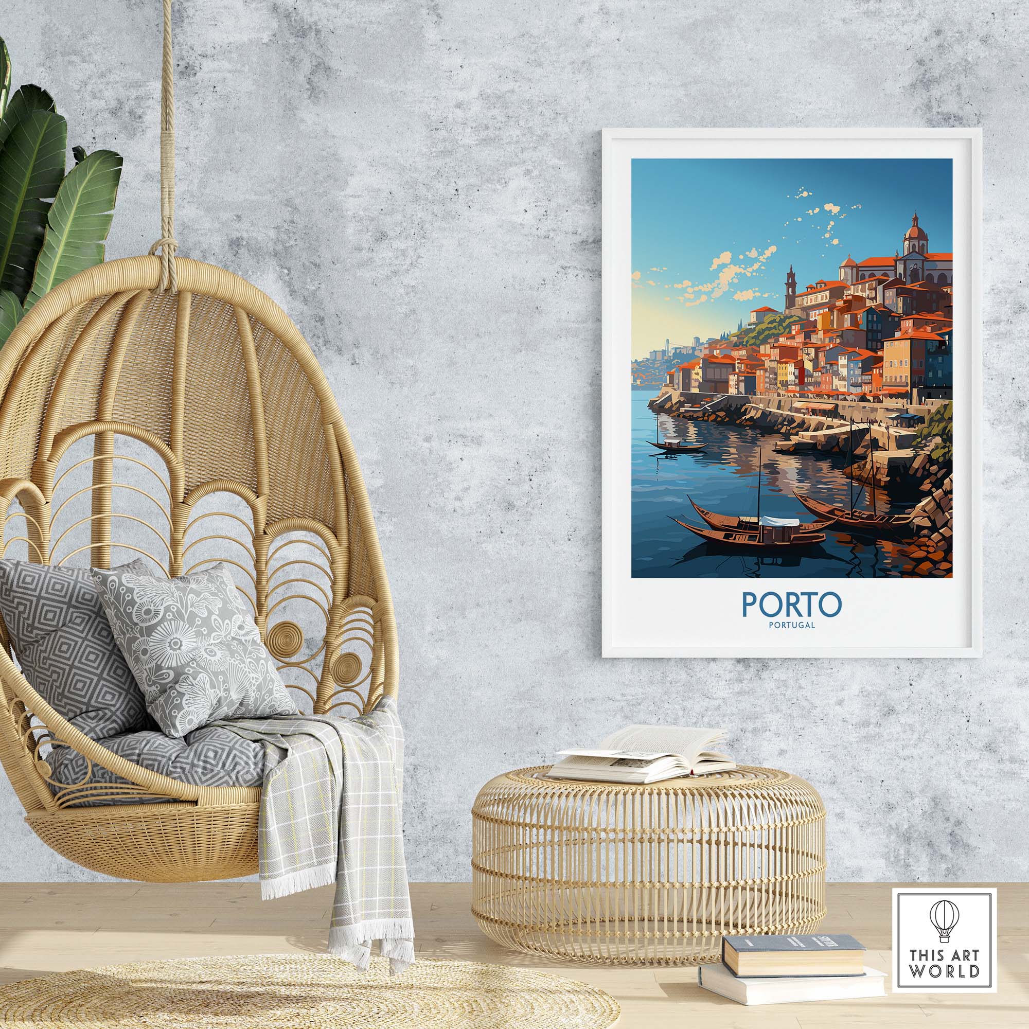 Porto Wall Art Print part of our best collection or travel posters and prints - ThisArtWorld