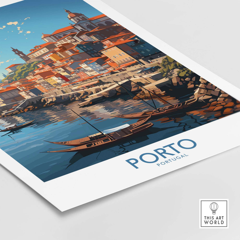 Porto Wall Art Print part of our best collection or travel posters and prints - ThisArtWorld