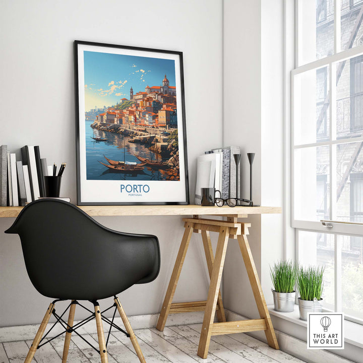Porto Wall Art Print part of our best collection or travel posters and prints - ThisArtWorld