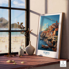 Porto Wall Art Print part of our best collection or travel posters and prints - ThisArtWorld