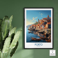 Porto Wall Art Print part of our best collection or travel posters and prints - ThisArtWorld