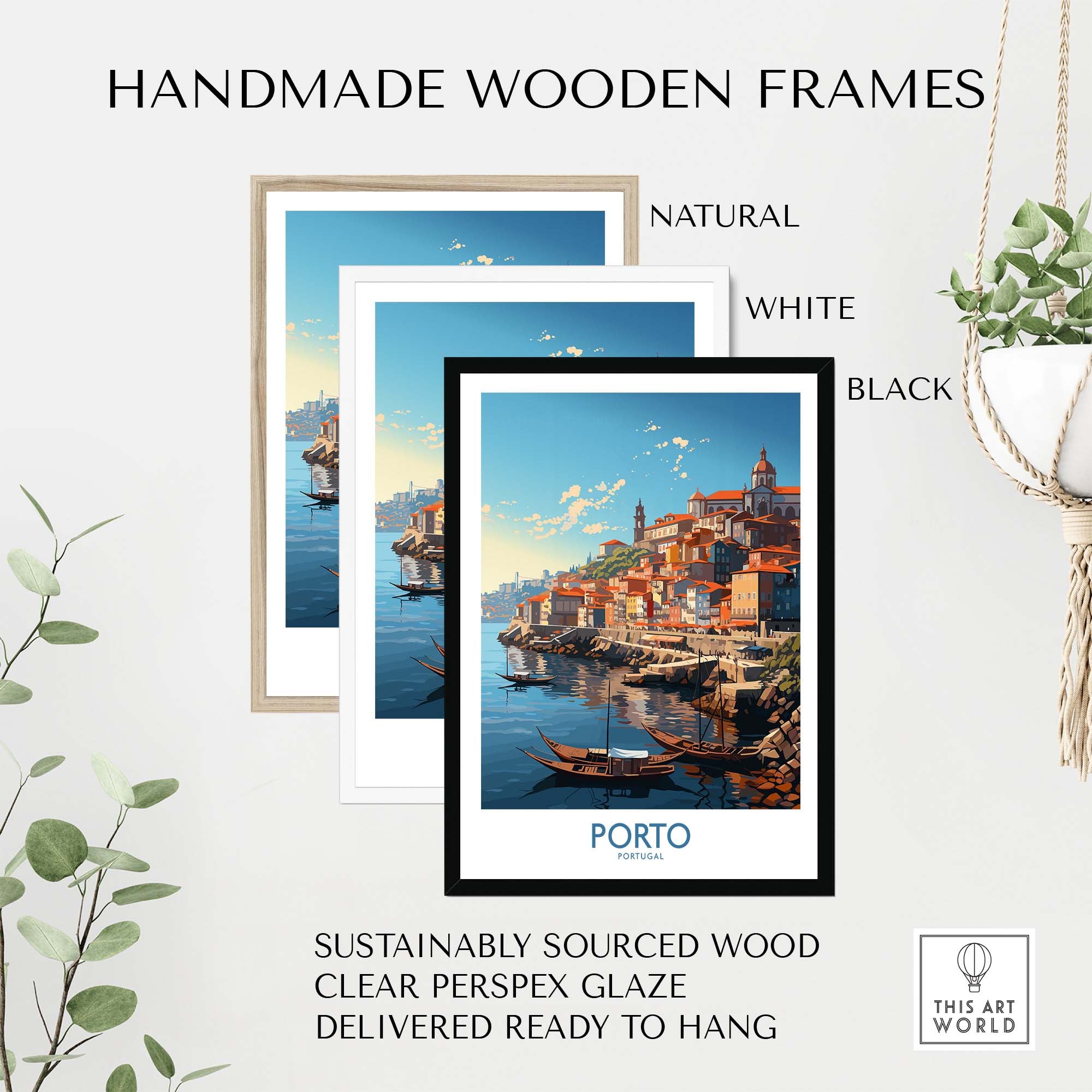 Porto Wall Art Print part of our best collection or travel posters and prints - ThisArtWorld