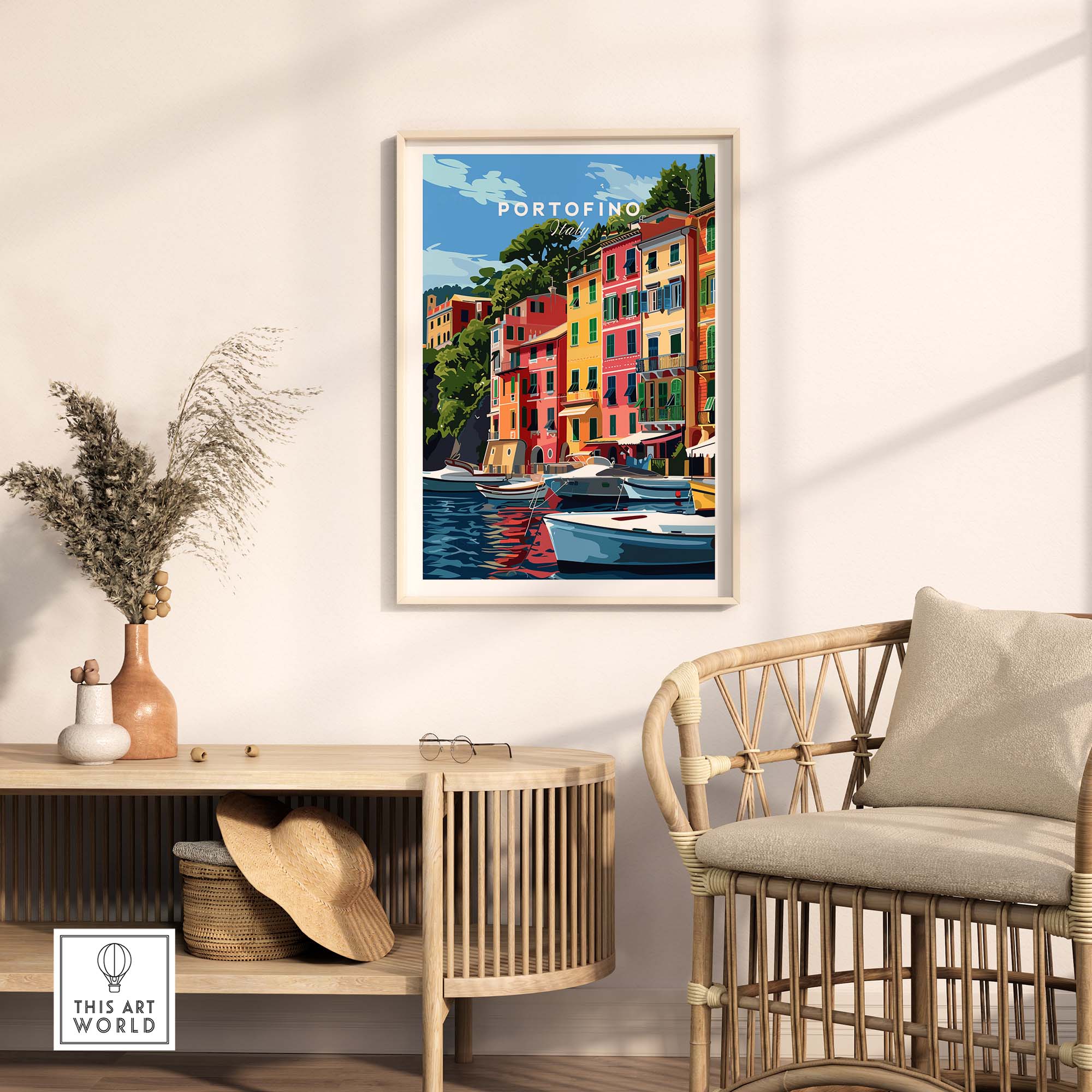 Portofino Poster Print