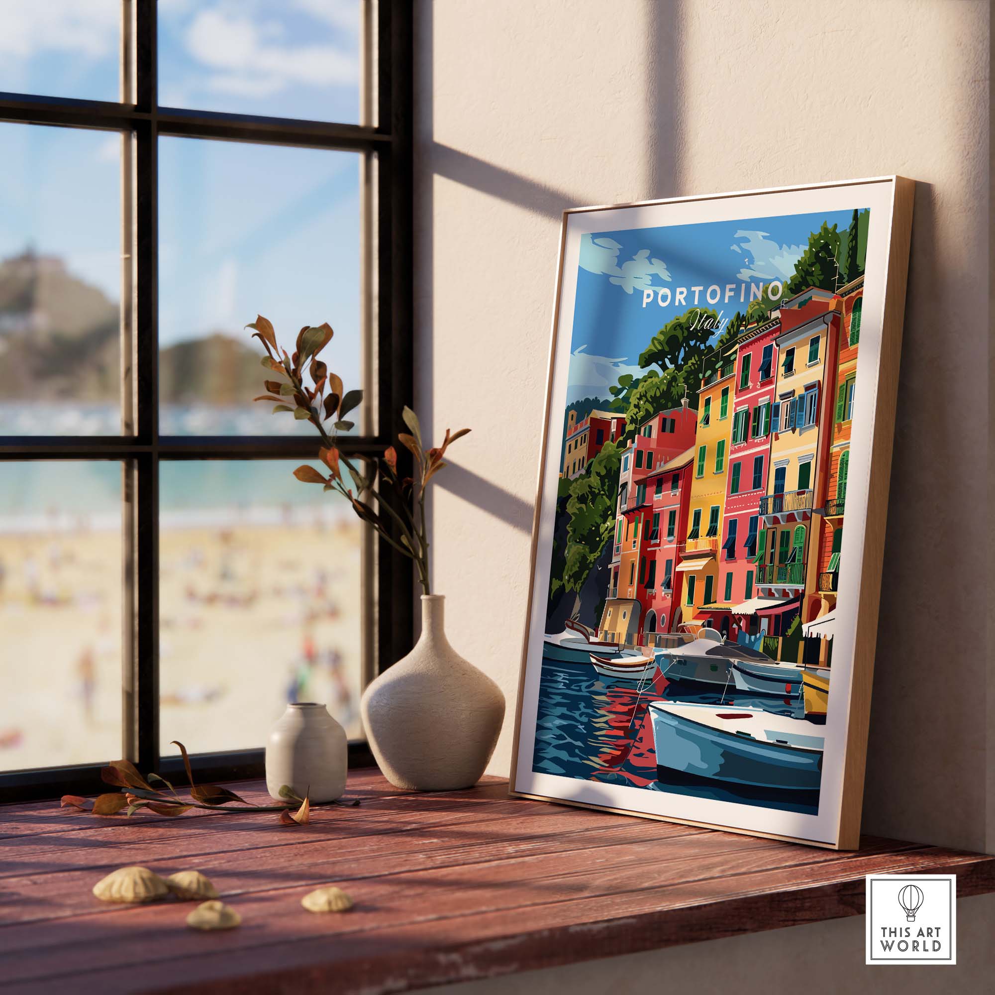 Portofino Poster Print