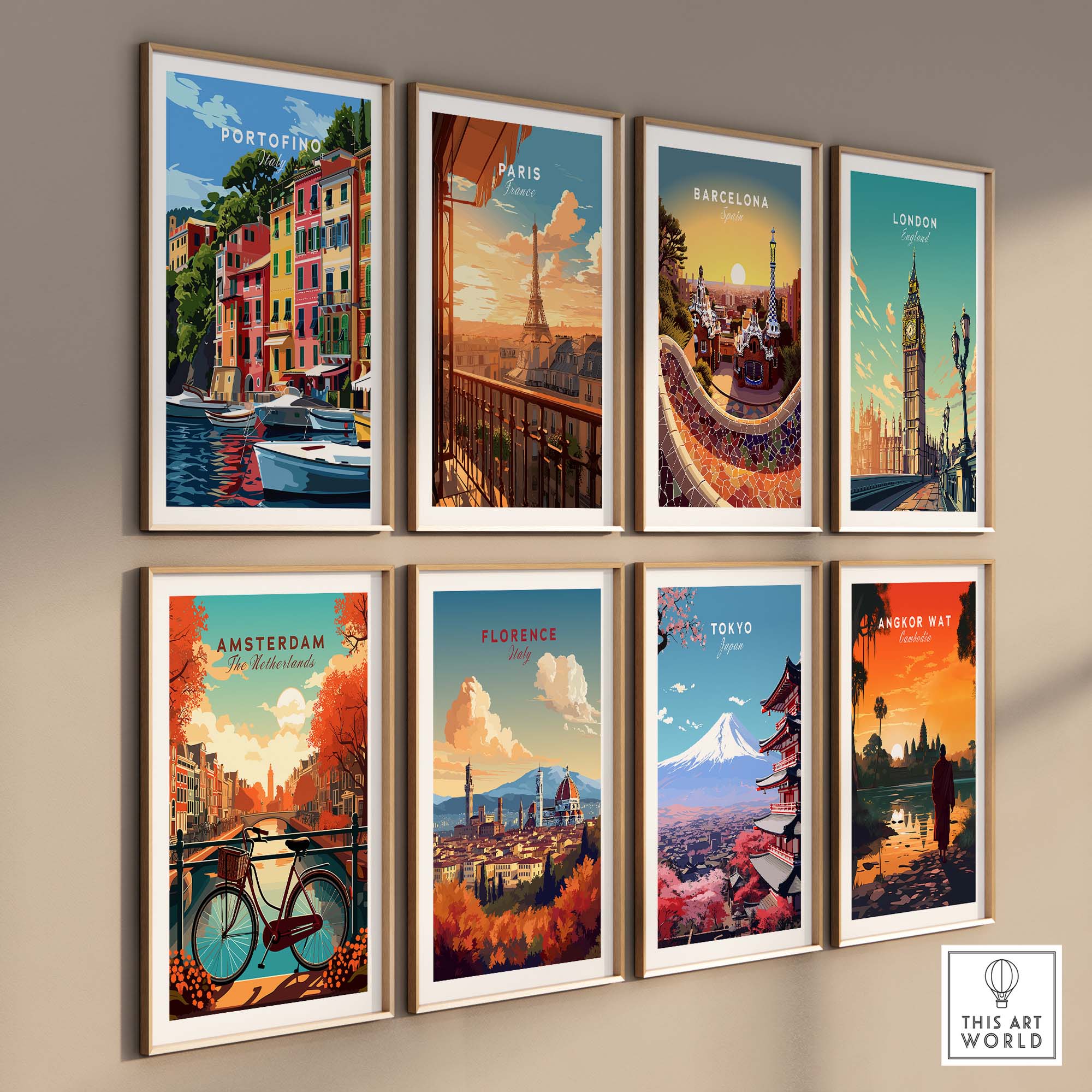 Portofino Poster Print