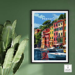 Portofino Poster Print
