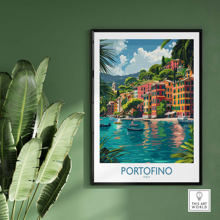 Portofino Print Italy