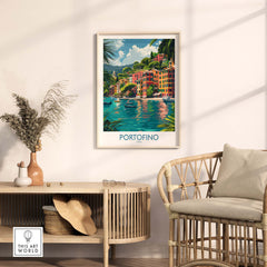 Portofino Print Italy