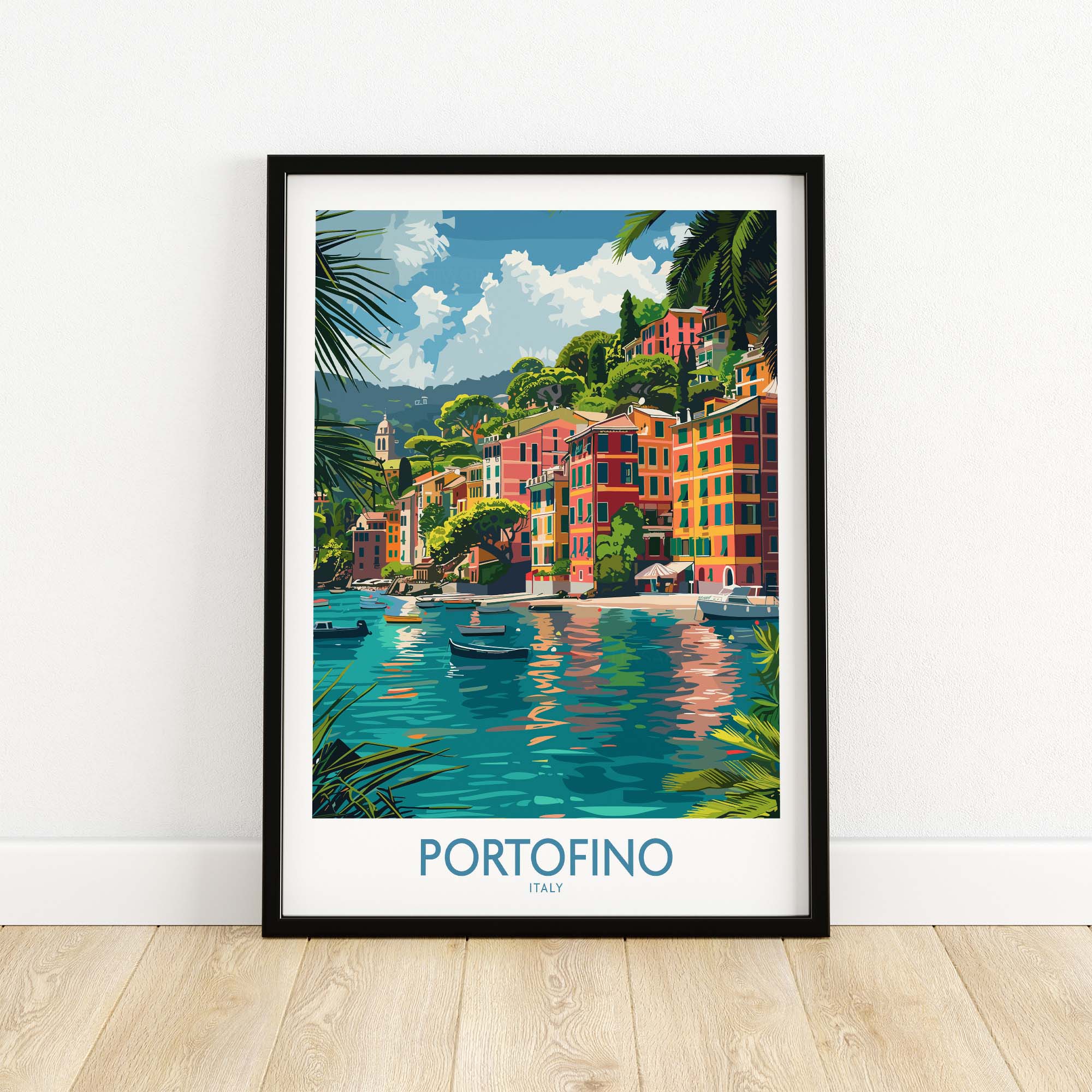 Portofino Print Italy
