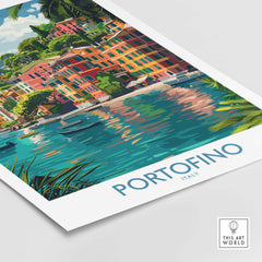 Portofino Print Italy