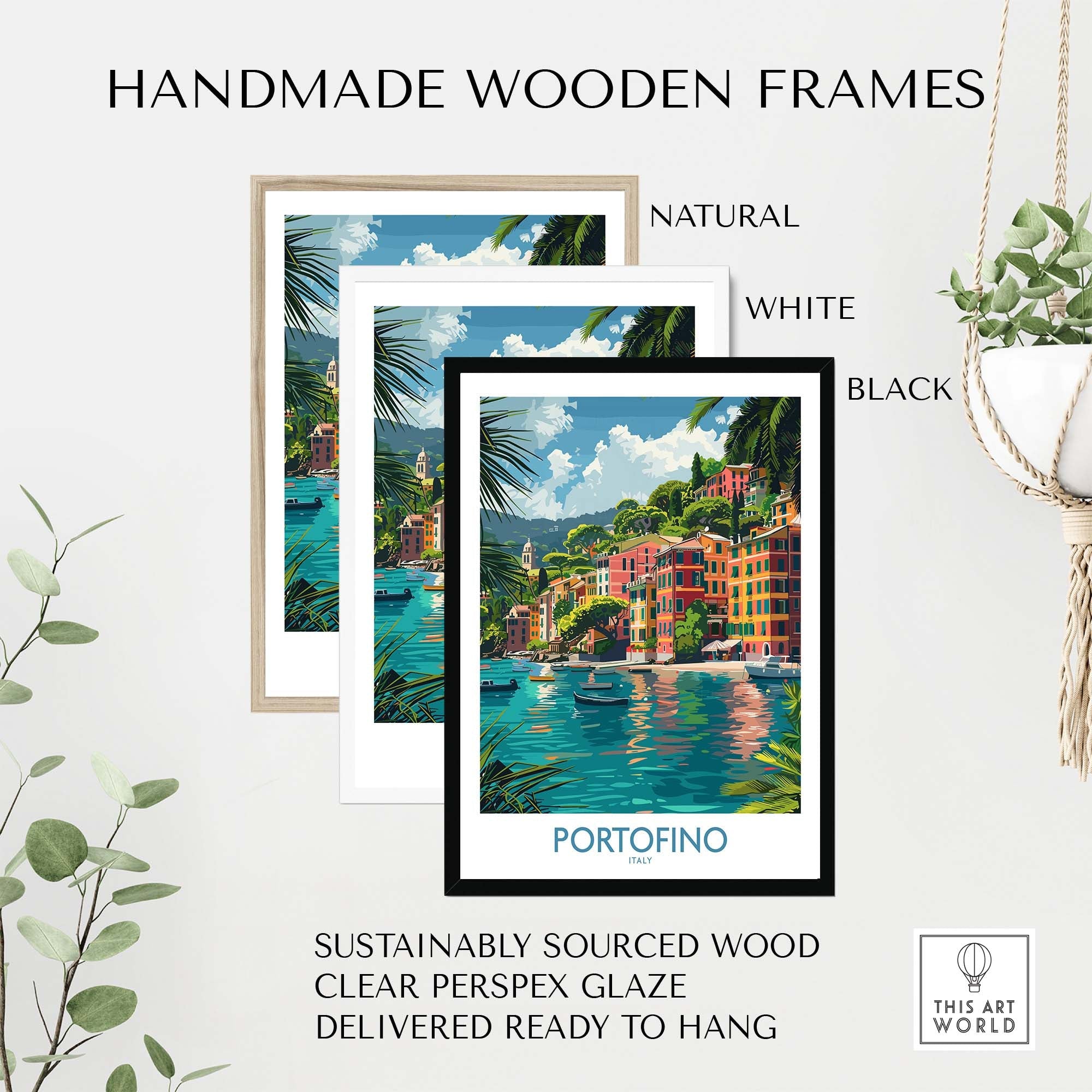 Portofino Print Italy