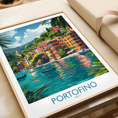 Portofino Print Italy
