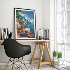 Portofino Travel Poster