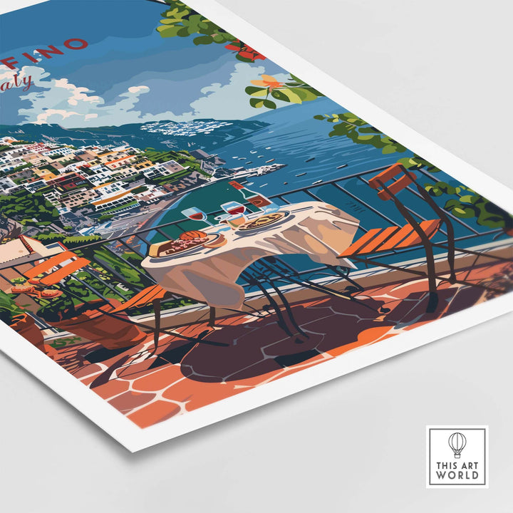 Portofino Travel Poster