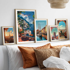 Portofino Travel Poster