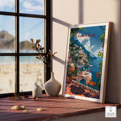 Portofino Travel Poster