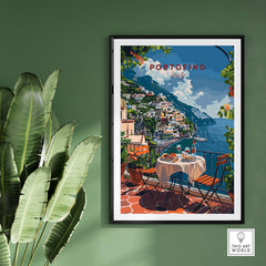 Portofino Travel Poster