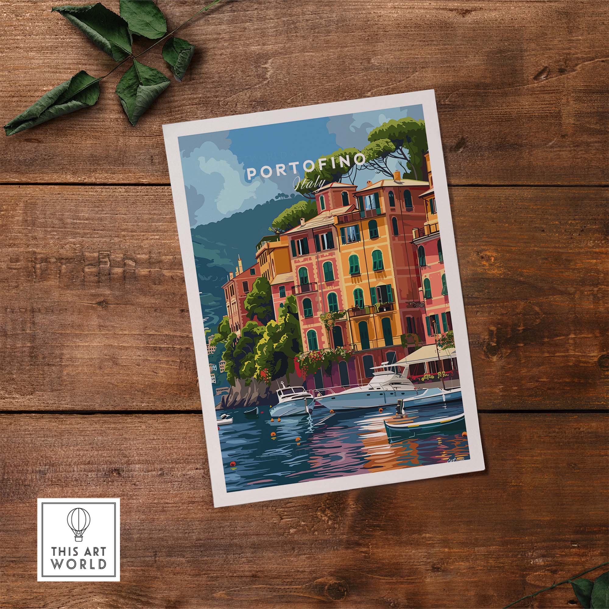Portofino Travel Print