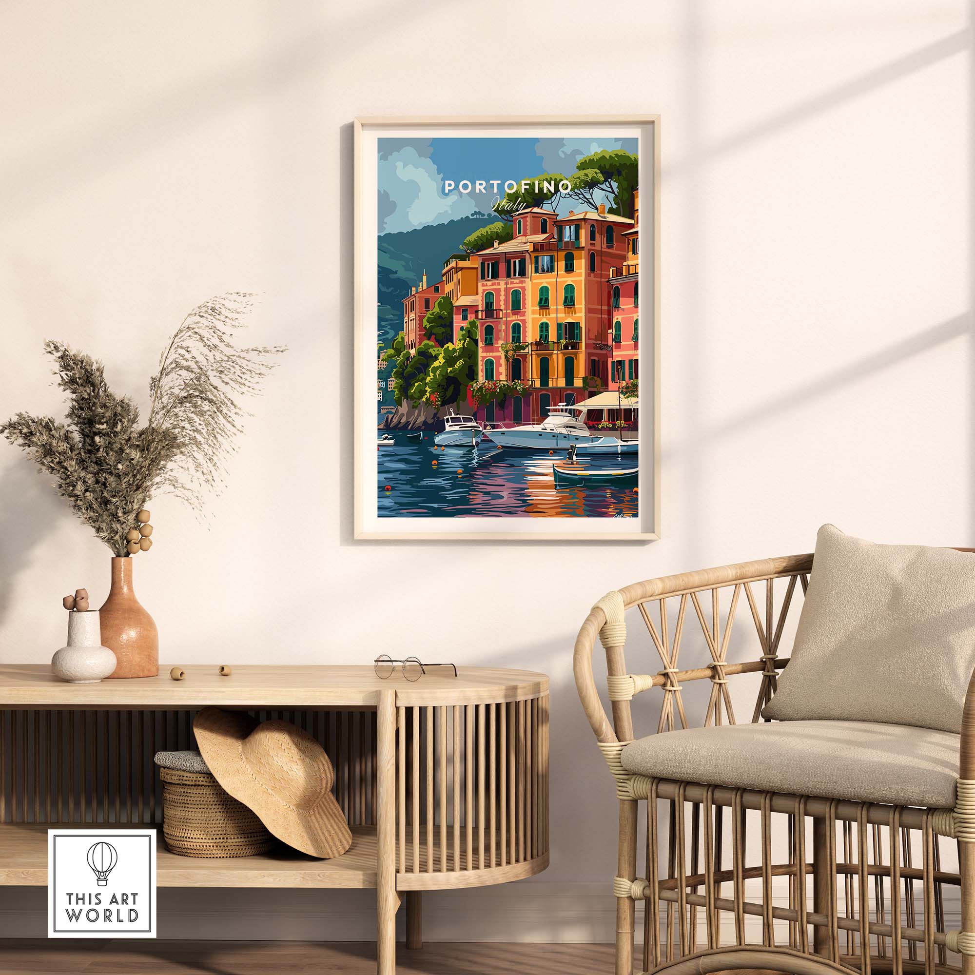 Portofino Travel Print