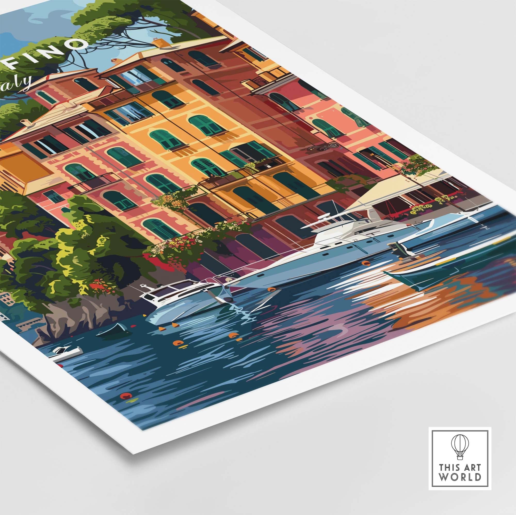 Portofino Travel Print