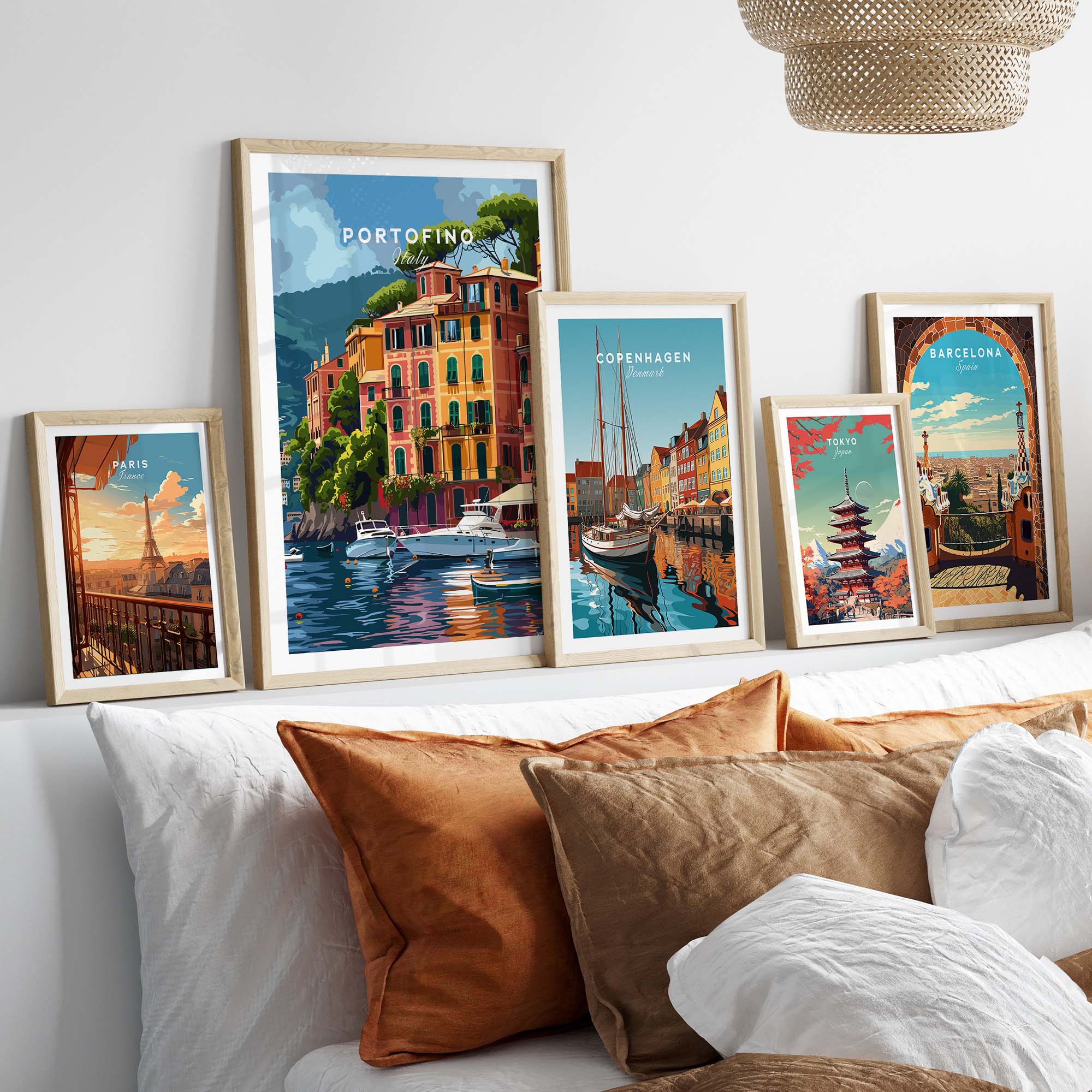 Portofino Travel Print