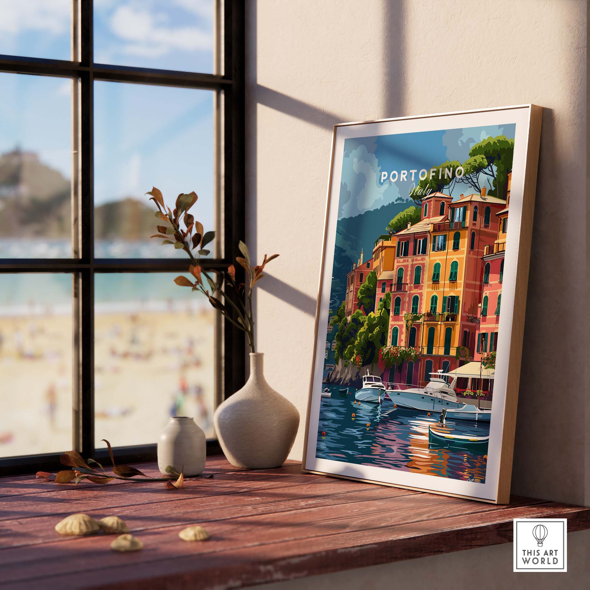 Portofino Travel Print