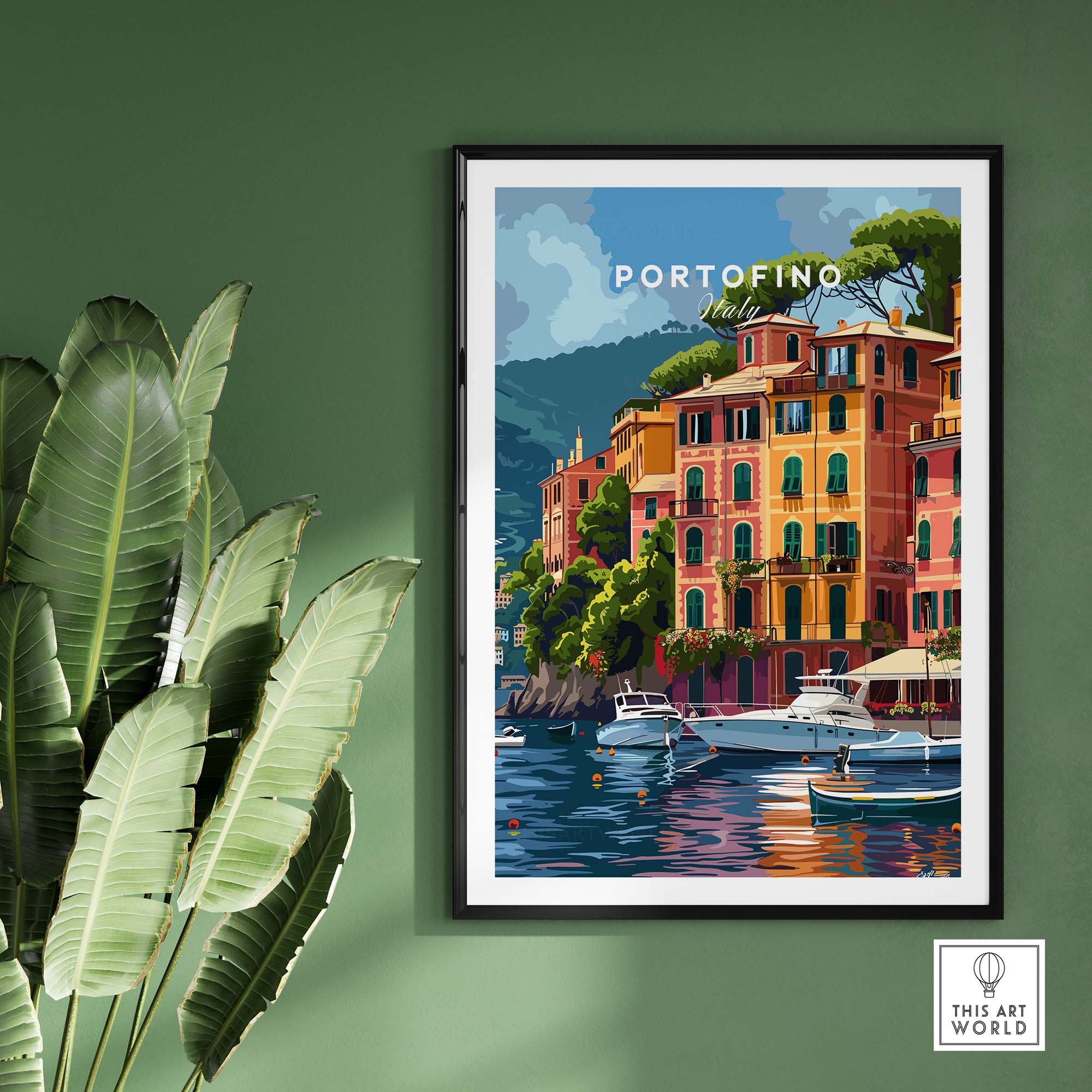 Portofino Travel Print