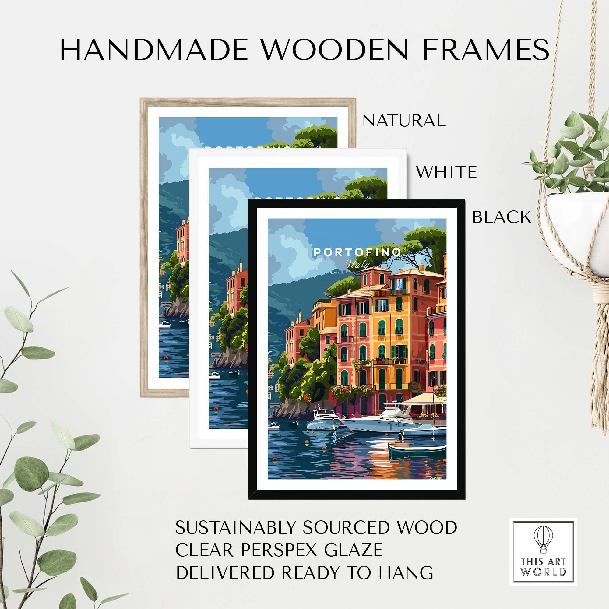 Portofino Travel Print