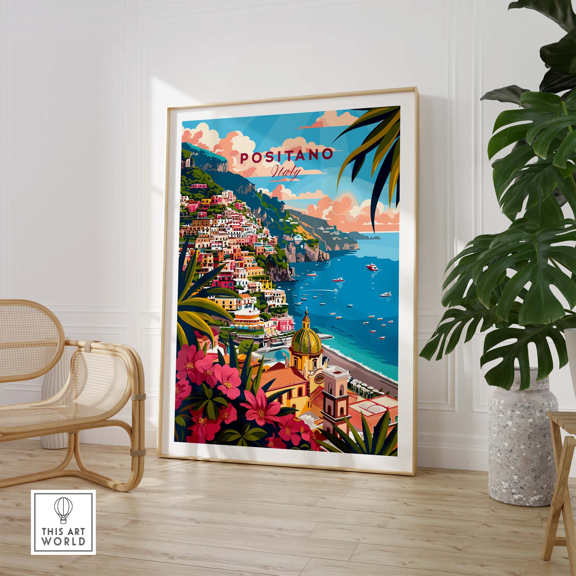 Positano Art Print