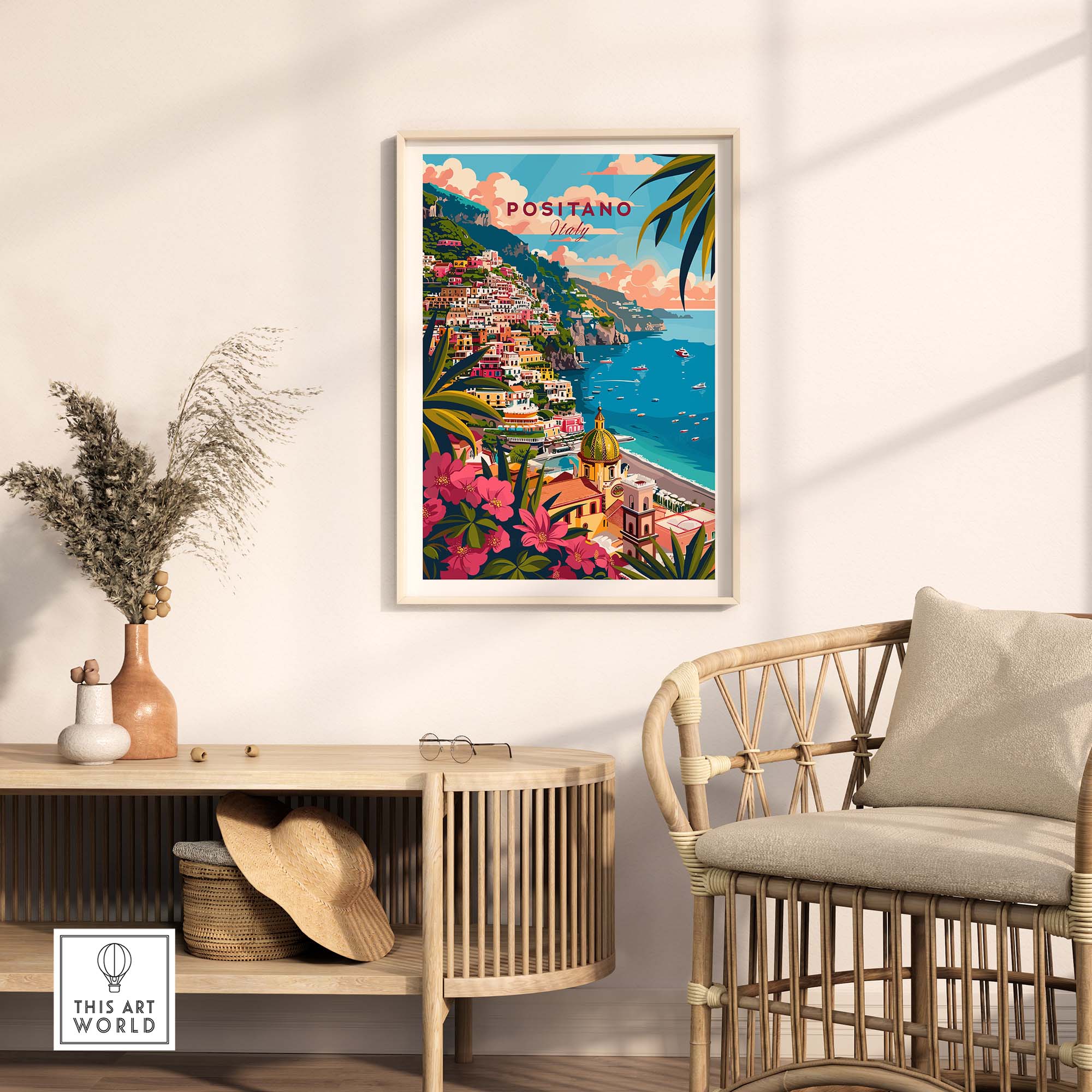 Positano Art Print