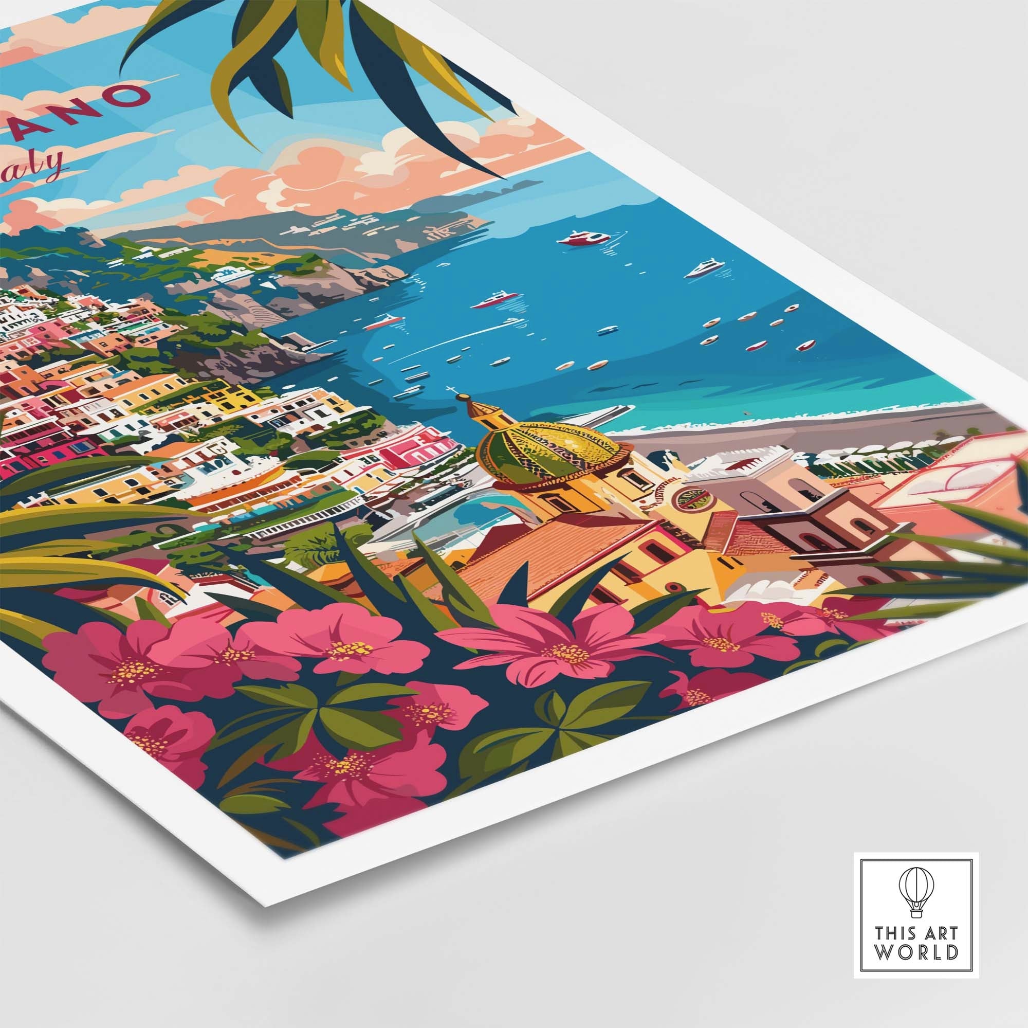 Positano Art Print
